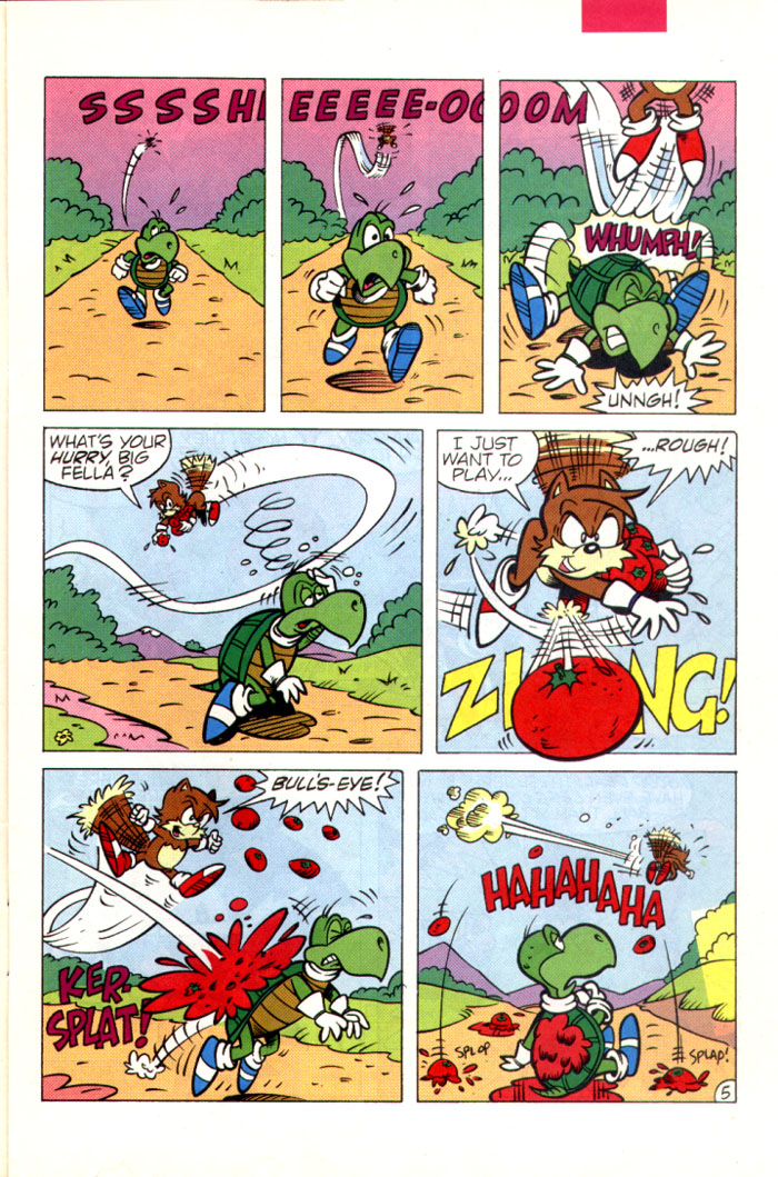 Sonic - Archie Adventure Series July 1995 Page 5